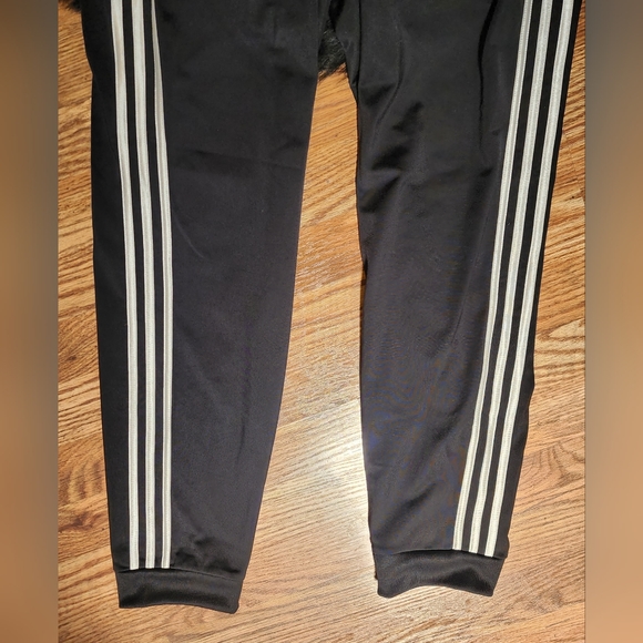 Adidas 3-Stripes Track Pants With Jogger Bottoms Size L - Picture 3 of 5